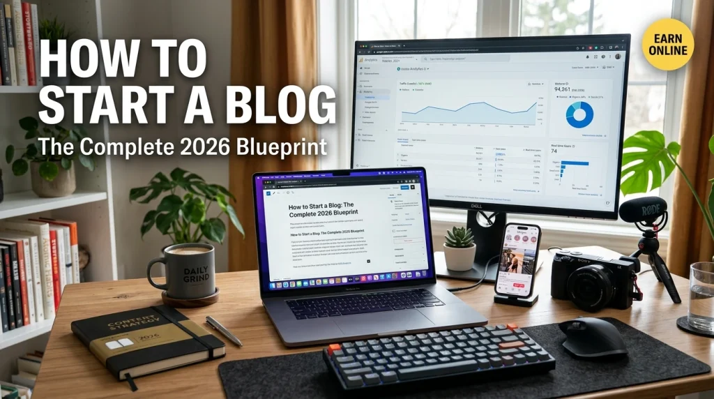 How to Start a Profitable Blog in 2026: Complete Beginner Blueprint